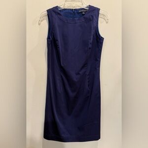 Brooks Brothers 346 Shift Dress  Navy and 4Petite